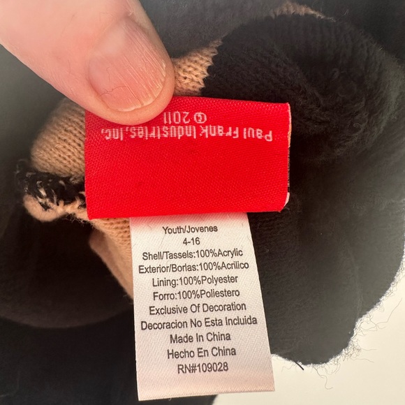 COPY - New Paul Frank Youth size 4-16 Toque - Picture 3 of 5